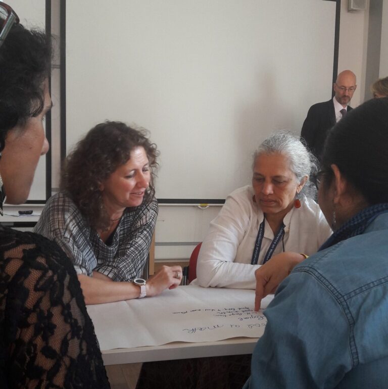 Participants at a workshop at ICWIP 2017