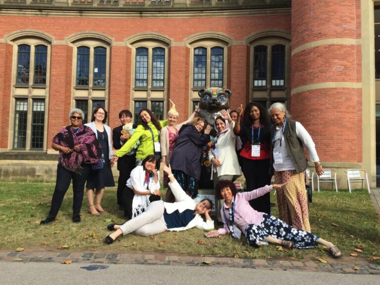 Members of the Women in Physics working group in Birmingham, UK, in 2017.